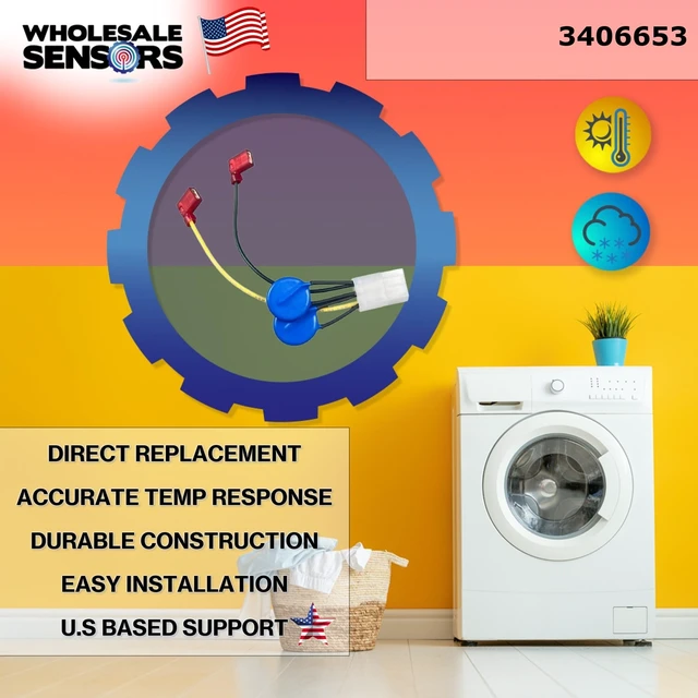 Alt view image 2 of 5 - Replacement for Whirlpool 3406653 WP3406653 Dryer Moisture Harness