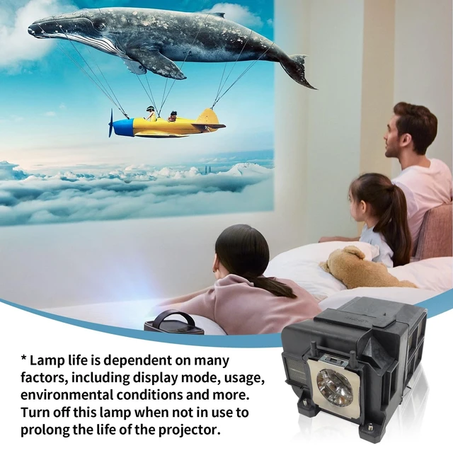 Alt view image 3 of 5 - GOLDENRIVER ELP77/ V13H010L77 Original Projector Lamp with Housing Compatible with ELPLP77 PowerLite 4650 4750W 4855WU G5910 EB-4550 EB-4750W EB-4850WU EB-4950WU