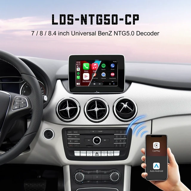 Alt view image 4 of 5 - Wireless CarPlay Retrofit Kit Decoder for Mercedes Benz with NTG5.0/5.1