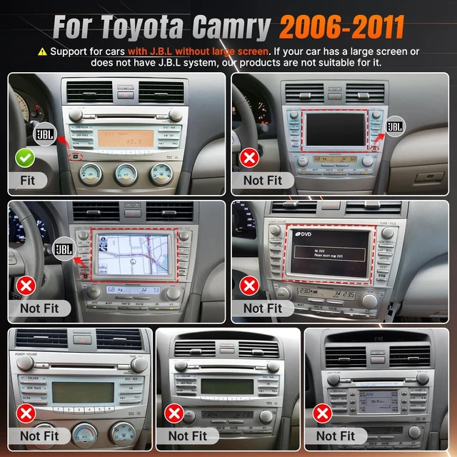 Alt view image 2 of 5 - Linux Car Radio for Toyota Camry 2006-2011 Fast Boot Stereo (J.B.L Version)