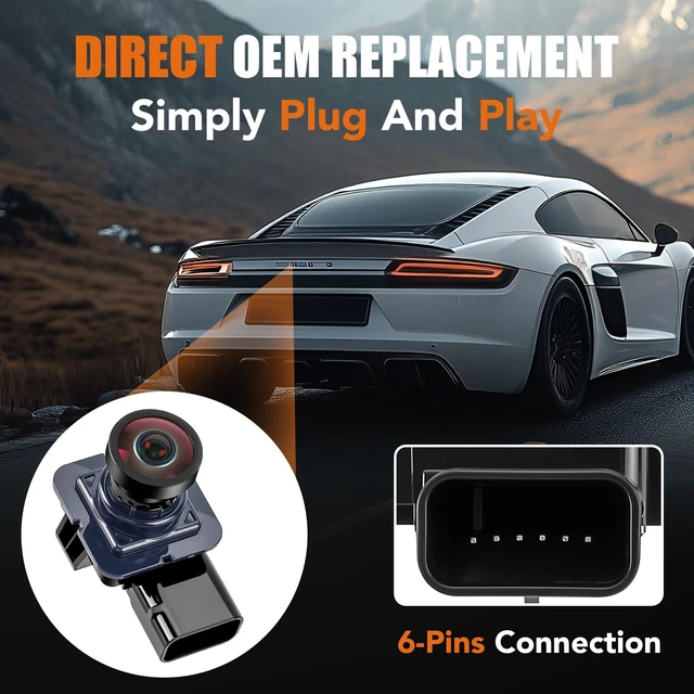 Alt view image 3 of 5 - LCWRGS Reverse Backup Camera Parking Assist Fits for Ford Fusion 2013-2016