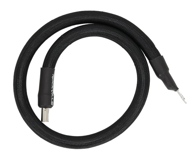 Alt view image 4 of 4 - Rockville CZG2B 0 AWG Tinned OFC 2.5 Ft Black Car Audio Ground Wire Kit