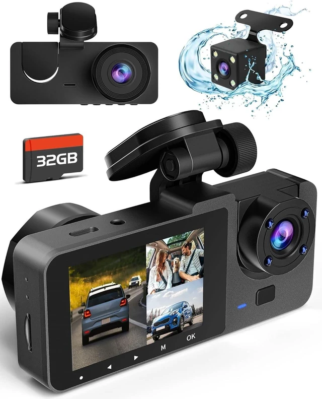 Main image of Dash Camera for Cars, 4K+1080P Full HD Dash Cam Front and Rear Inside