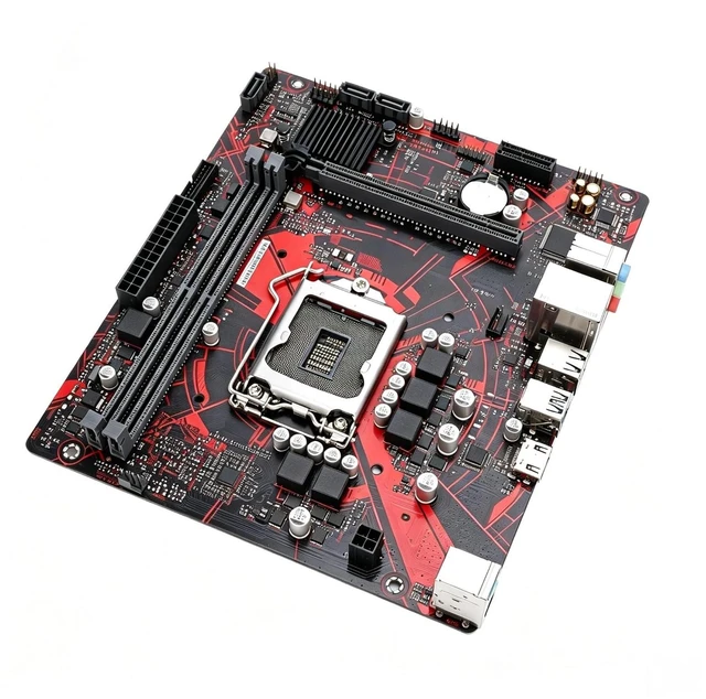 Main image of EBTOOLS H410M V3 Computer Motherboard, LGA 1200 Socket for 10th Gen Core i9 i7 i5 i3 Pentium Gold Celeron CPU, Dual Channel DDR4 64GB 2933MHz, with 24 Pin 4 Pin Power Connectors