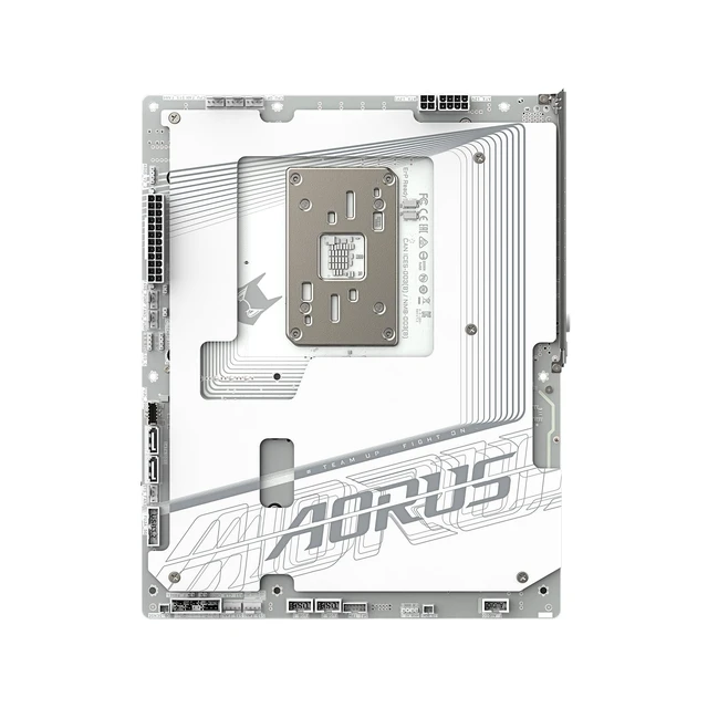 Alt view image 5 of 5 - GIGABYTE B850 AORUS Stealth ICE Reverse-Connect ATX Motherboard, Support AMD Socket AM5 Processors, DDR5, 14+2+2 Power Phase, 4X M.2, PCIe 5.0, USB-C, WIFI7, 5GbE LAN, EZ-Latch, 5-Year Wa