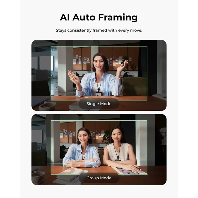Alt view image 4 of 5 - OBSBOT Meet Flip 4K Webcam for Laptop, Foldable Web Cam 1/2" CMOS Sensor