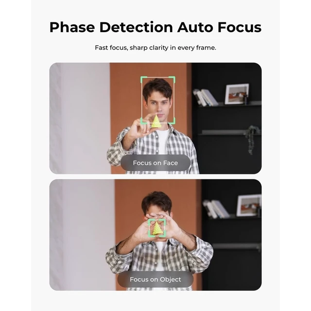 Alt view image 5 of 5 - OBSBOT Meet Flip 4K Webcam for Laptop, Foldable Web Cam 1/2" CMOS Sensor