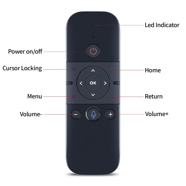 Alt view image 2 of 3 - Rankle Memory Air Mouse Romote with KeyboardIR/RF Remote Control for PC/Android TV Box/Projector/All-in-one PC/HTPC