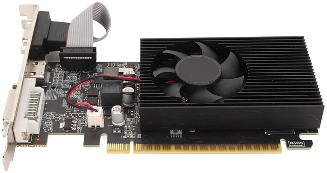Main image of ciciglow Graphics Card, 730 4G DDR3B 128bit Computer Graphics Card with Cooling Fan, Support VGA DVI HDMI Output PCI Express 2.0 x 16 Bus Interface