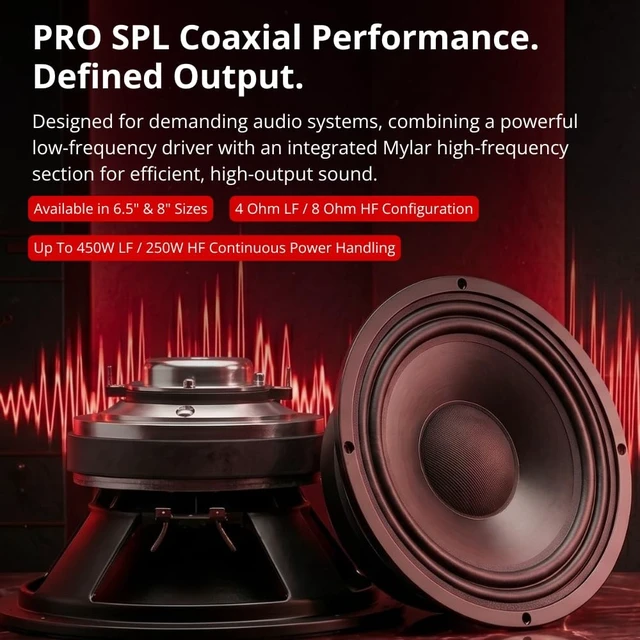 Alt view image 4 of 5 - Ciare SPL CXI160 6.5" Coaxial Speaker, 4 Ohm LF / 8 Ohm HF