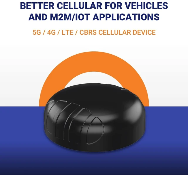 Alt view image 4 of 5 - Poynting Puck-1 SISO Transportation & M2M/IOT Antenna ^^ 5G ^^ 4G LTE ^^ CBRS ^^ 617-4200 MHz ^^ Black