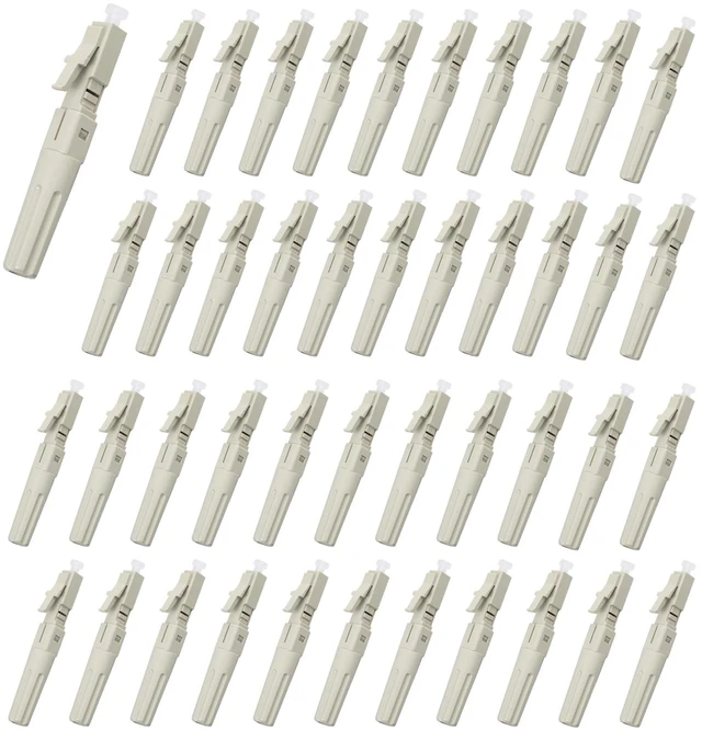 Main image of fyboptwu 40pcs LC 50/125 Fiber Optic Multimode Fast Connector
