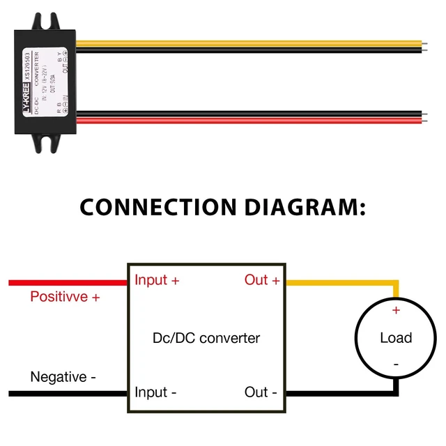 Alt view image 3 of 5 - Weewooday 16 Pieces Direct Current Converter 12v to 5v 3a 15w Power Adapter