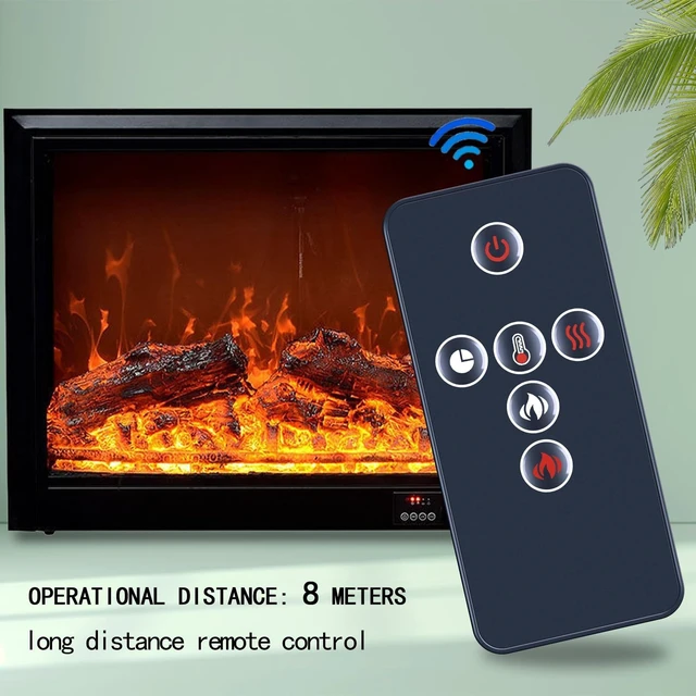 Alt view image 4 of 5 - RYQIF Replacement Remote Control with Napoleon Electric Fireplace W190-0095 NEFL32FH NEFL42FH NEFL50FH NEFL50FH-MT NEFL60FH-MT NEFL60FH NEFL72FH NEFL100FH NEFL42FH-MT