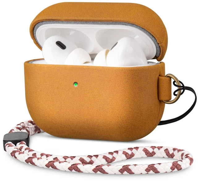 Main image of Maogoam Genuine Crazy Horse Leather Case Cover for Apple AirPods Pro 2/1