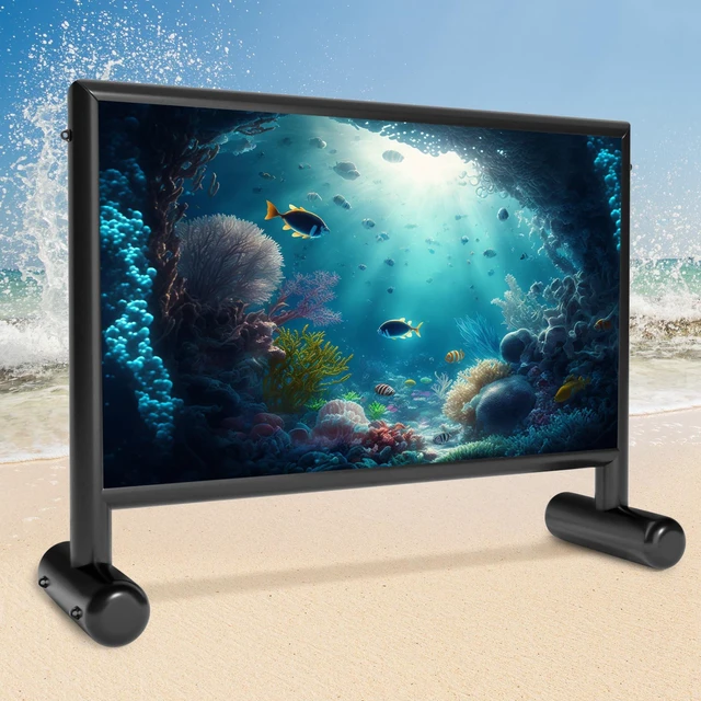 Main image of Heipigo 11FT Inflatable Projector Screen Blow Up Movie Screen Outdoor