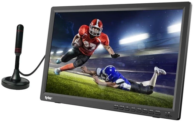 Main image of Tyler TM711-15 15.6" Portable LCD HD TV Television and Monitor HDMI USB SD MMC Built in Speakers AC/DC Built in Stand