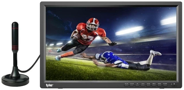 Alt view image 2 of 4 - Tyler TM711-15 15.6" Portable LCD HD TV Television and Monitor HDMI USB SD MMC Built in Speakers AC/DC Built in Stand