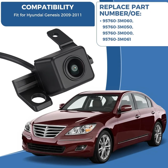 Alt view image 2 of 5 - Rearview Backup Camera OE: 95760-3M060 Fit for Hyundai Genesis 2009-2011