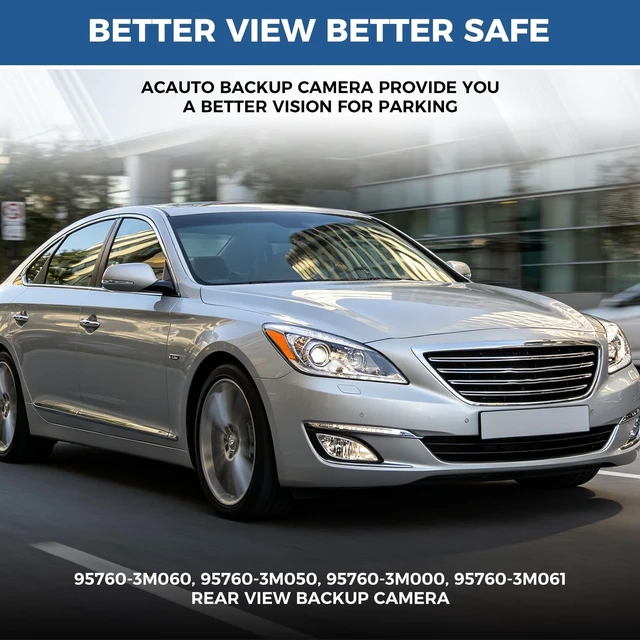 Alt view image 3 of 5 - Rearview Backup Camera OE: 95760-3M060 Fit for Hyundai Genesis 2009-2011