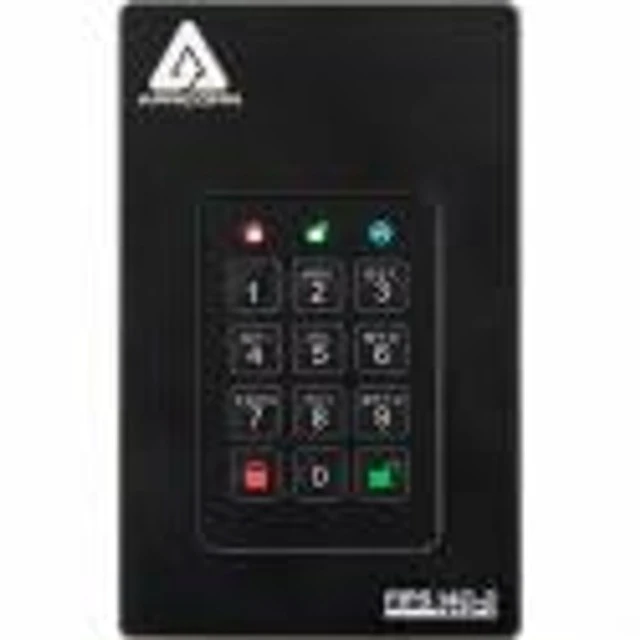 Alt view image 5 of 5 - Apricorn 1TB Aegis Fortress L3- FIPS Level 3 Validated USB 3.0 Hardware Encrypted Portable Drive (AFL3-1TB)