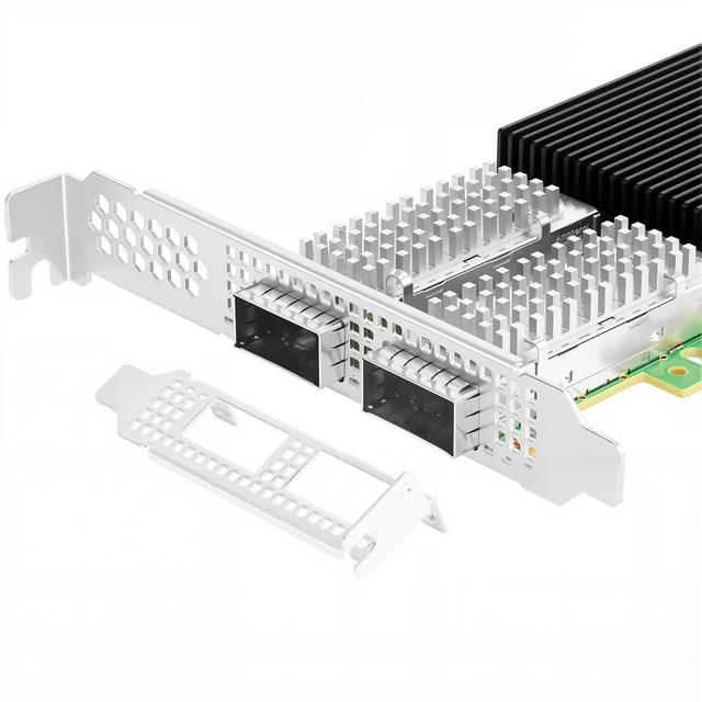 Alt view image 3 of 5 - Vogzone for BCM957508 Network Card, 2*QSFP56 100GbE PCIe 4.0 x16 NIC