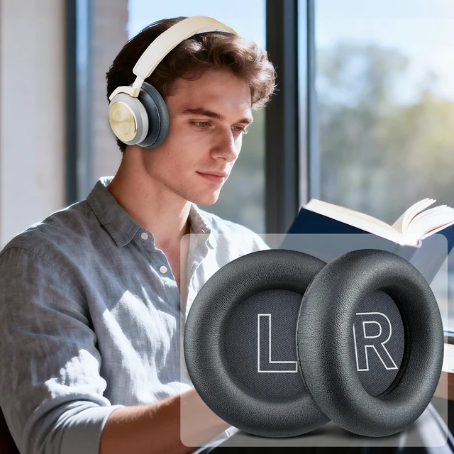 Alt view image 4 of 4 - SOULWIT Earpads for B&O Beoplay HX - Black Anthracite