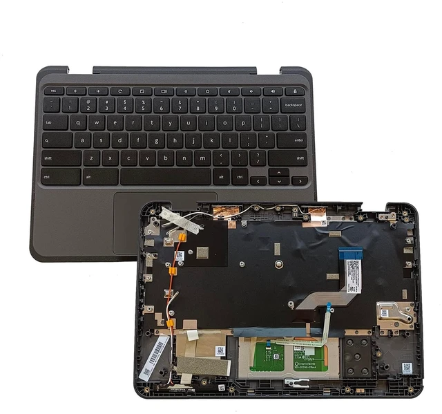 Main image of 5M11C94743 5M11G97058 Replacement for Lenovo 300e Chromebook Gen 3 82J9 82JA Laptop Upper case Palmrest Assembly Part with US Keyboard and Touchpad (NO WFC Hole) LTE