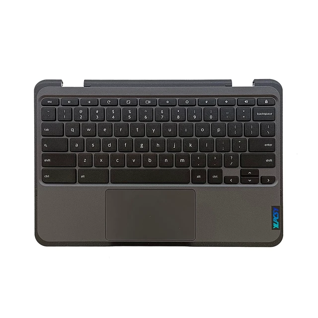 Alt view image 2 of 5 - 5M11C94743 5M11G97058 Replacement for Lenovo 300e Chromebook Gen 3 82J9 82JA Laptop Upper case Palmrest Assembly Part with US Keyboard and Touchpad (NO WFC Hole) LTE