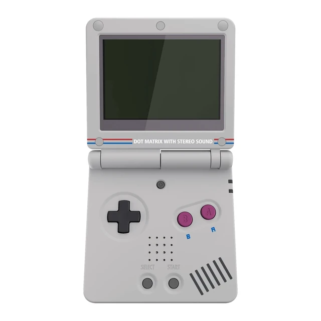 Alt view image 4 of 5 - IPS Ready Upgraded eXtremeRate Classic 1989 GB DMG-01 Style Custom Replacement Housing Shell for Gameboy Advance SP GBA SP Compatible with Both IPS & Standard LCD Console & Screen NOT Included