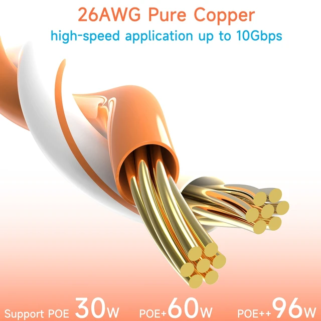 Alt view image 5 of 5 - Lysymixs Cat6 Ethernet Patch Cable 20 ft (10 Pack), Cat6 Patch Cable 26AWG Pure Copper for Data Centers, Cat 6 Patch Cable 10G, Network Patch Cables for Home and Enterprise Network -Black
