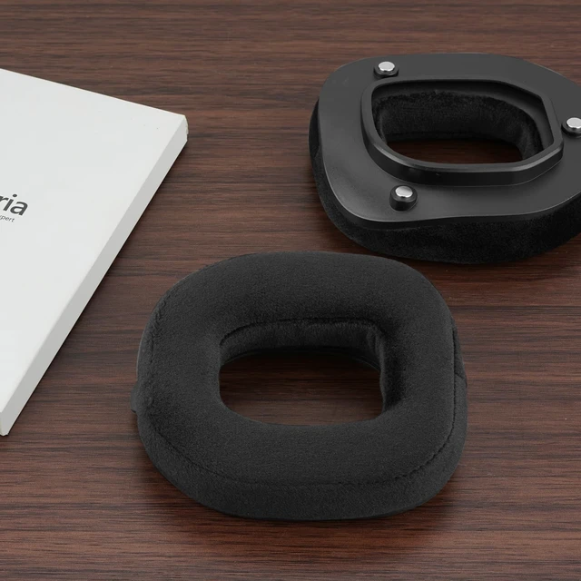 Alt view image 4 of 5 - Geekria Comfort Velour Replacement Ear Pads Compatible with Logitech Astro A50 Gen 3 Headphones Ear Cushions, Repair Parts (Black)