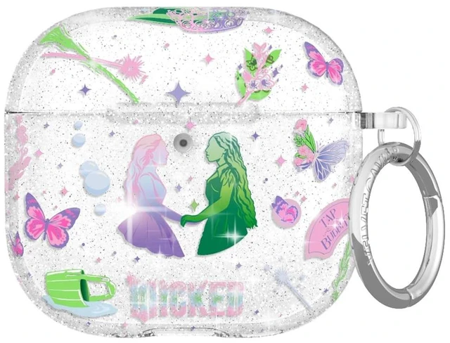 Main image of VELVET CAVIAR for AirPods 5 / AirPods 4 Case (2026/2024) - Cute Protective Hard Cover with Keychain - Wicked for Good Glitter