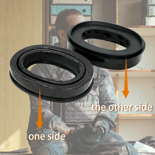 Alt view image 3 of 5 - COMBATGEAR Gel Earpads Compatible with Comtac Headsets Tactical Headsets,Gel Seal for Comta Ear Protection