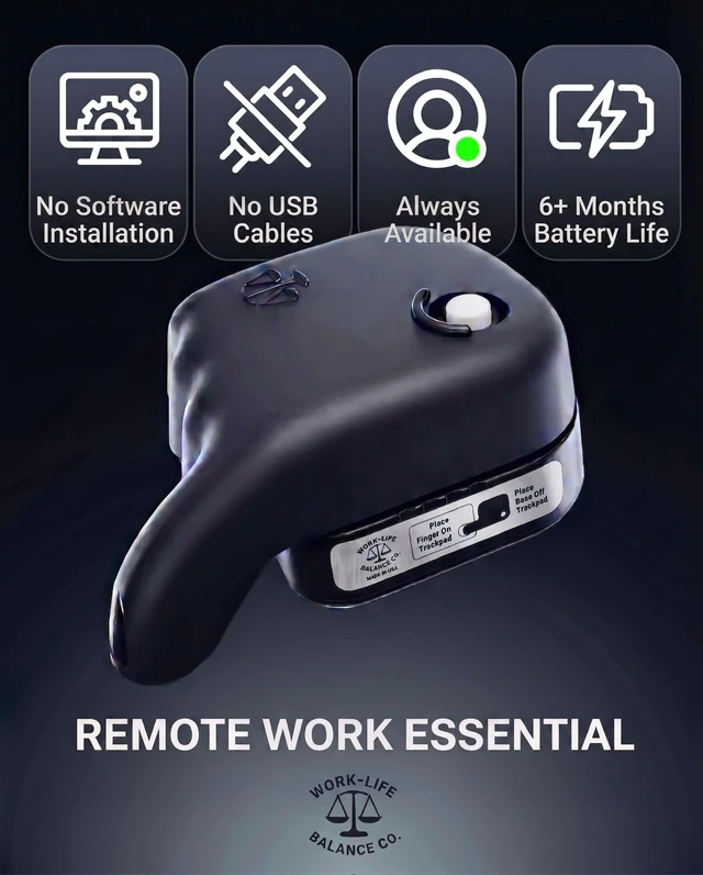 Alt view image 5 of 5 - Trackpad Mouse Jiggler Made in USA Silent Undetectable Touchpad Mouse Mover