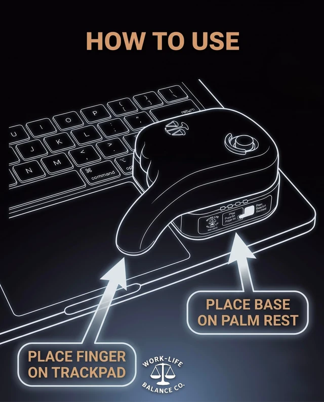 Alt view image 2 of 5 - Trackpad Mouse Jiggler Made in USA Silent Undetectable Touchpad Mouse Mover