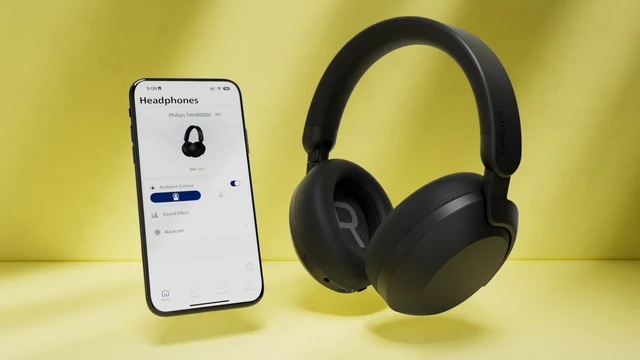 Alt view image 3 of 5 - Philips H8000 Active Noise Cancelling Over-Ear Wireless Headphones