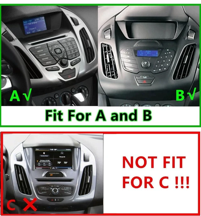 Alt view image 2 of 5 - Android 13.0 Double Din Car Stereo for Ford Transit Connect 2014-2018 9 Inch HD Touch Screen Car Audio Receiver with GPS Navigation Bluetooth Head Unit Supports Backup Camera