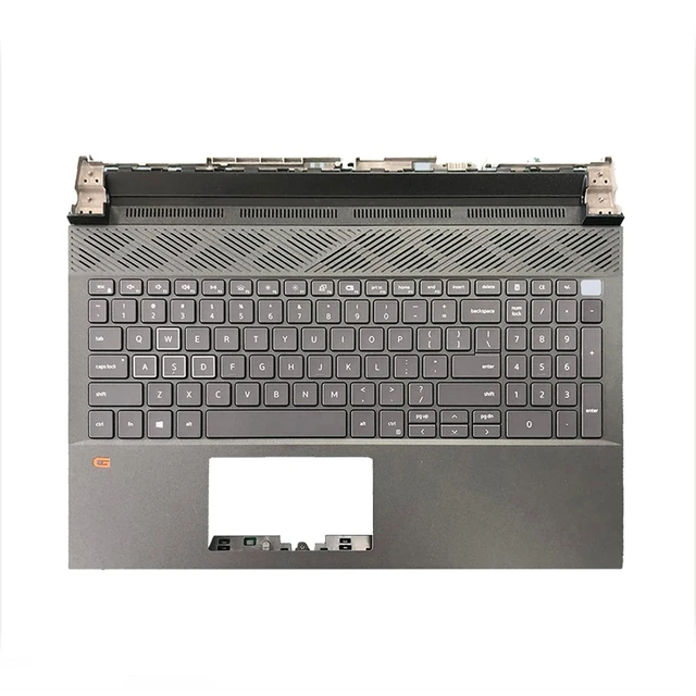 Main image of JADTRXU Replacement Laptop Palmrest for Dell G15 5510 5511 5515 Upper Case Cover with Colorful Backlit Keyboard 04R6Y3 4R6Y3 0NYJ0D NYJ0D (Black)