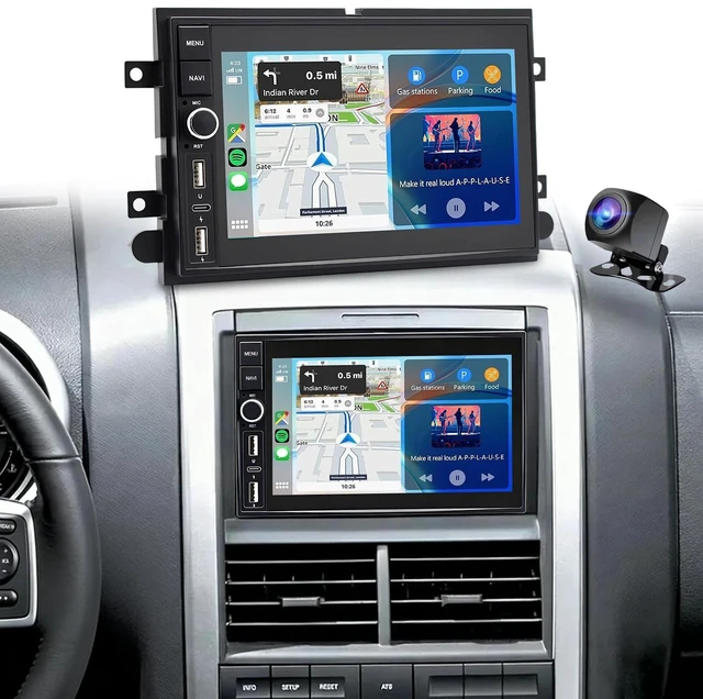 Main image of 7 Inch Car Radio for Mercury Mountaineer 2007-2010 w/CarPlay & Android Auto