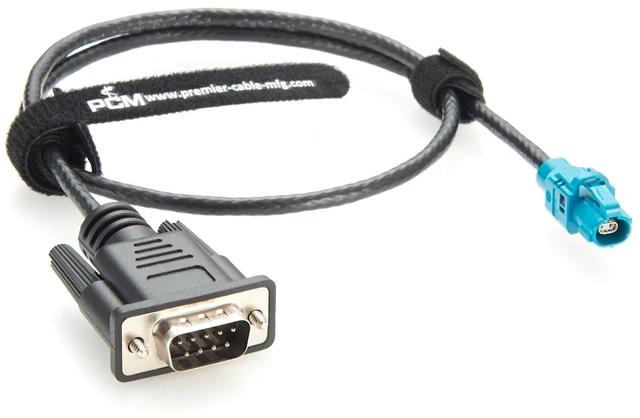 Main image of Rosenberger H-MTD to DB9 RS232 Automotive Ethernet Diagnostic Cable E6K10A-1CAZ5-Z Female to DB9 Male CANBus RS232 Communication OBD ECU Testing(0.62m)