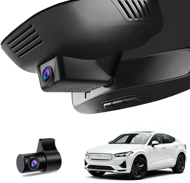 Main image of 4K+1080P Dash Cam Front and Rear for Volvo Polestar 2 2021-2026, OEM Look