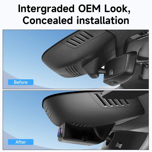 Alt view image 2 of 5 - 4K+1080P Dash Cam Front and Rear for Volvo Polestar 2 2021-2026, OEM Look