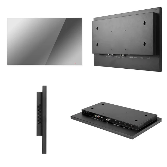 Alt view image 4 of 5 - Soulaca 22 inches webOS LG Smart Bathroom Mirror TV with ATSC DTV Tuner, WiFi, Bluetooth for Wet Environments Hotel IP65 Voice Control