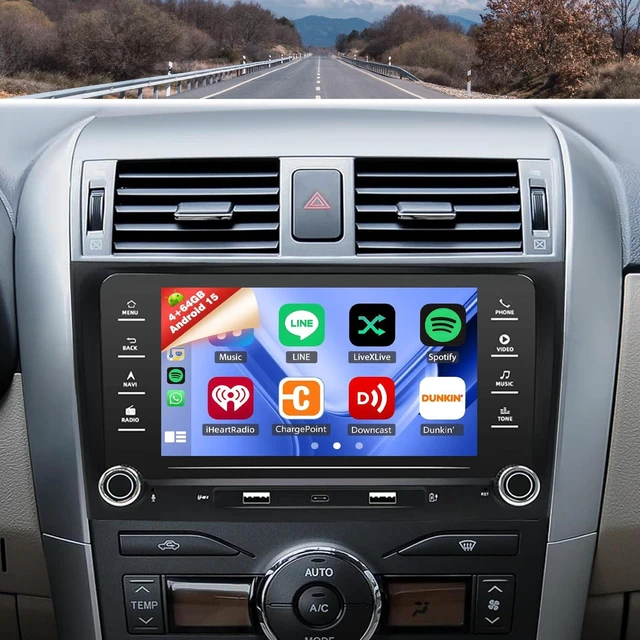 Main image of Upgrcaru 4+64G Car Stereo for Toyota Corolla 2008 2009 2010 2011 2012 2013
