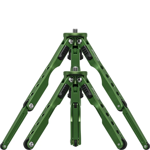 Alt view image 3 of 5 - LEOFOTO Travel Aluminum Tabletop Tripod Ball Head MT-03mini+MBH-20 Green
