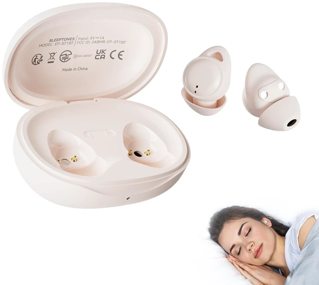 Main image of MEE audio SleepTones Sleep Earbuds Bluetooth for Side Sleeper, Beige