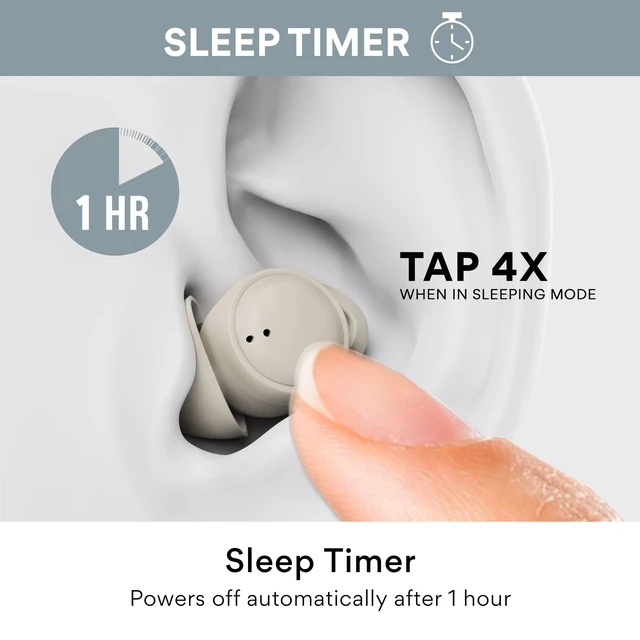 Alt view image 3 of 5 - MEE audio SleepTones Sleep Earbuds Bluetooth for Side Sleeper, Beige