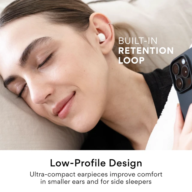 Alt view image 4 of 5 - MEE audio SleepTones Sleep Earbuds Bluetooth for Side Sleeper, Beige