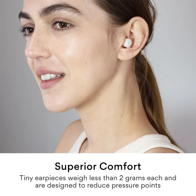 Alt view image 5 of 5 - MEE audio SleepTones Sleep Earbuds Bluetooth for Side Sleeper, Beige